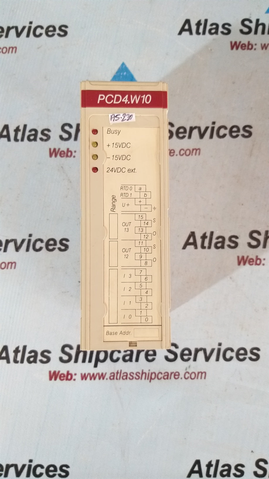 Saia PCD4.W100 Analog Input Module Version.D
